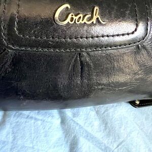 Vintage Coach Black Leather wallet